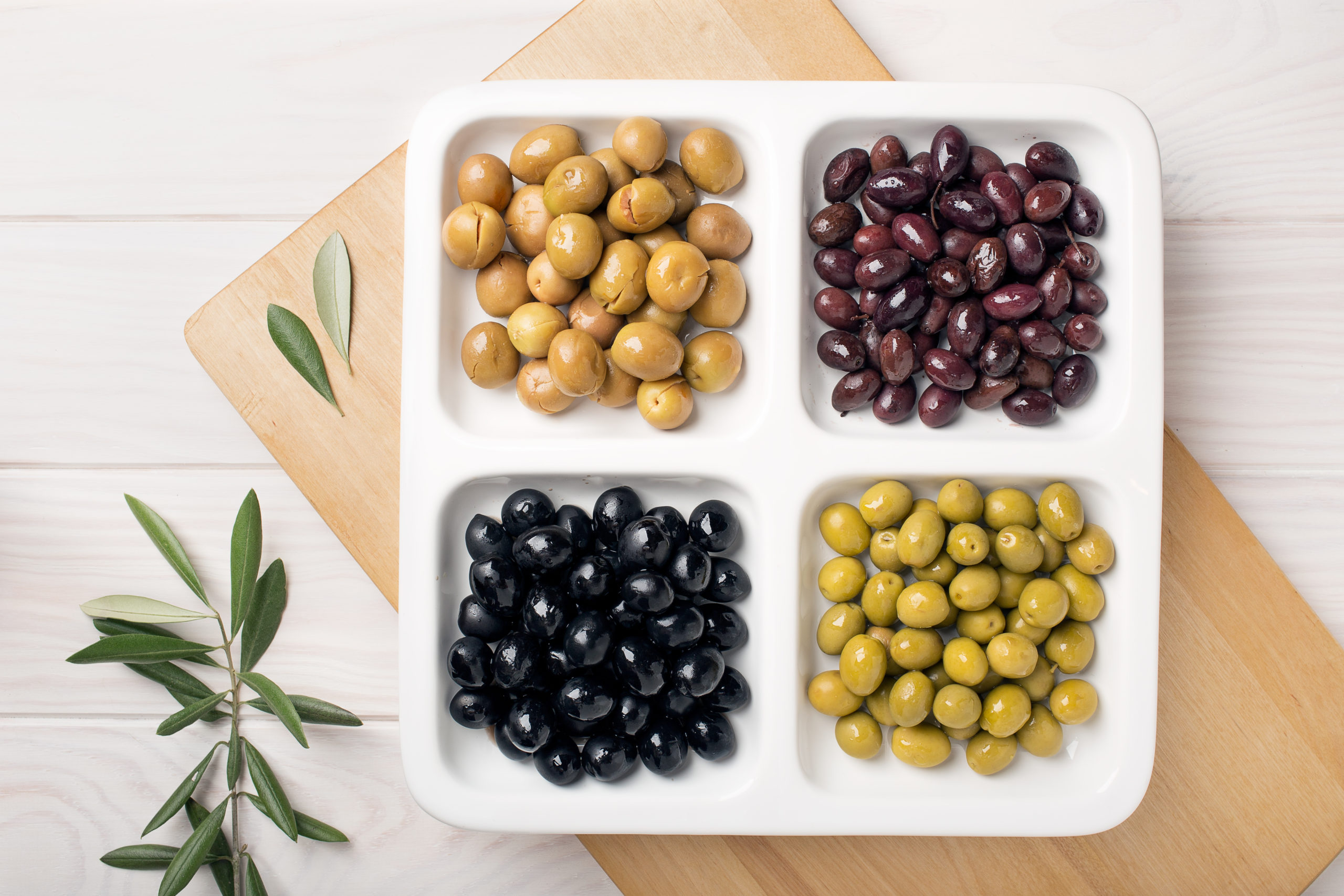tipos de aceitunas